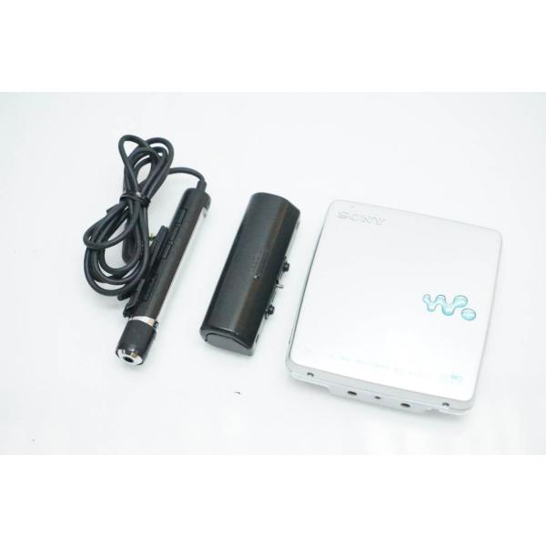 中古 SONYソニー ポータブルMDプレーヤー Hi-MDウォークマン MZ-EH50