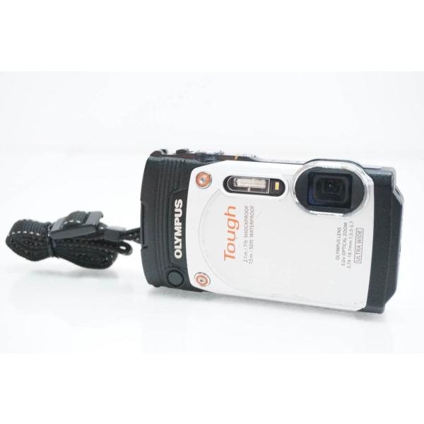 中古 OLYMPUSオリンパス コンパクトデジタルカメラ TG-860 Toughタフ 1600万画素 防水 防塵 耐衝撃
