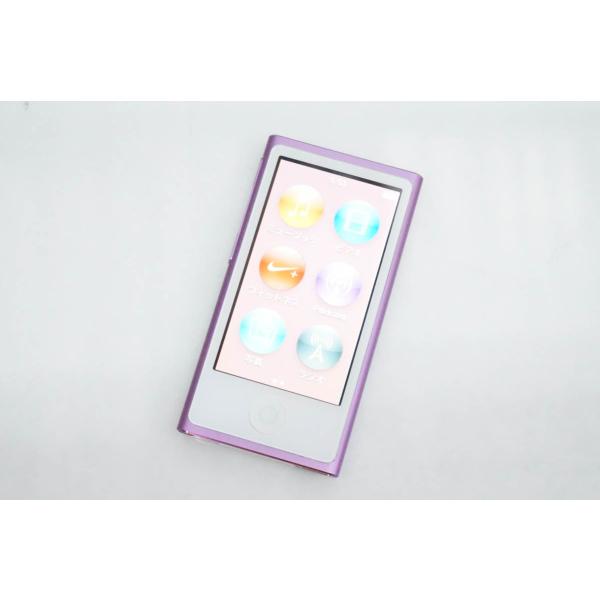 中古 C Appleアップル 第7世代 iPod nano 16GB パープル MD479J