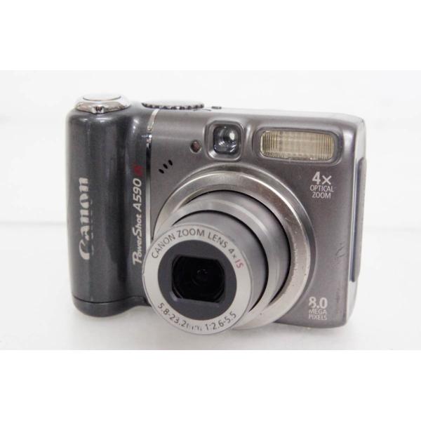 中古 C Canonキャノン コンパクトデジタルカメラ PowerShot A590 IS 乾電池駆動