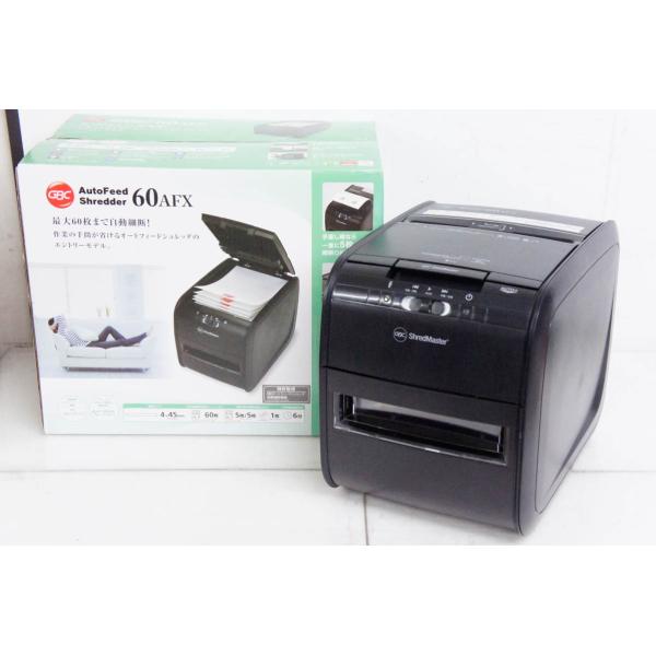 ●商品情報・作業の手間が省けるオートフィードシュレッダのエントリーモデル・最大で60枚まで自動細断！・ホッチキス細断対応・カード細断対応・メーカー／アコ・ブランズ・ジャパン・型番／GCS60AFX・細断サイズ／4×45mm・細断速度／毎分 ...