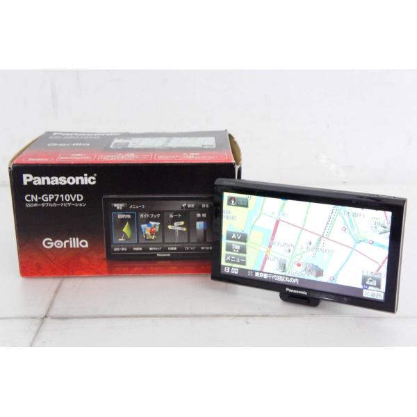 中古 Panasonicパナソニック 7V型 SSDポータブルナビゲーション CN-GP710VD ...