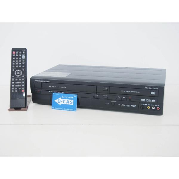 中古 DXアンテナ 地上デジタルチューナー内蔵 VHS一体型DVDレコーダー