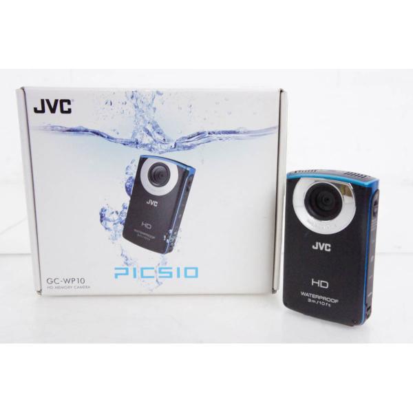 中古 JVCビクター HDメモリーカメラ PICSIO GC-WP10 ビデオカメラ 防水