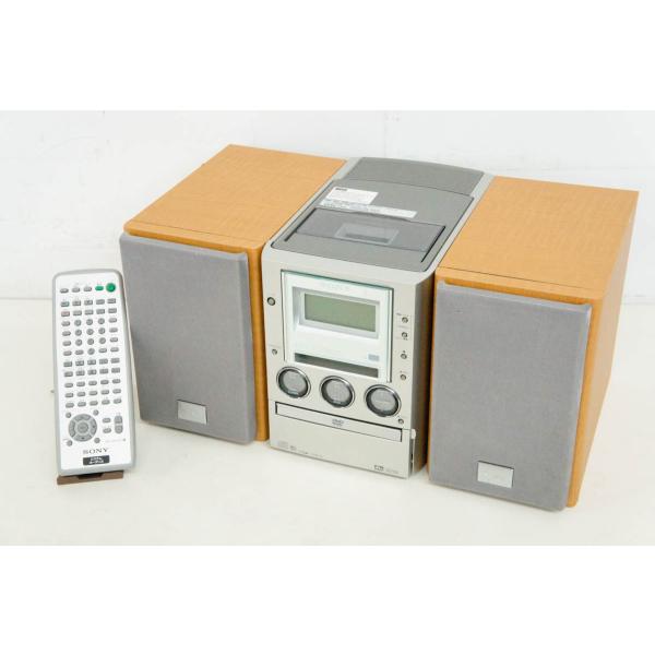 中古 SONYソニー オールインワンコンポ CD／DVD／MD／カセットテープ