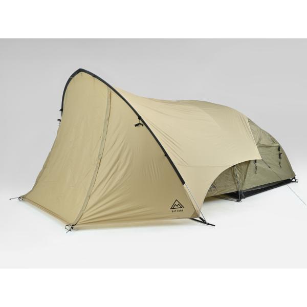 デイトナ DAYTONA マエヒロシェルター カーキ【タープポール100cmも】 デイトナ DAYTONA マエヒロシェルター カーキ【タープポール