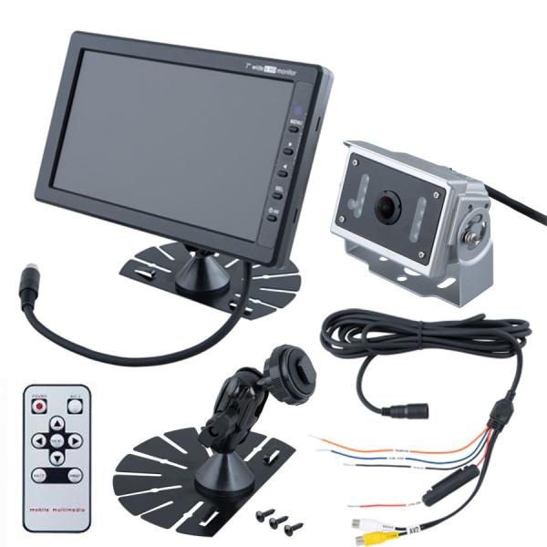 ジェットイノウエ 592671 超広角AHDカメラ＆7インチ高精細AHDモニター