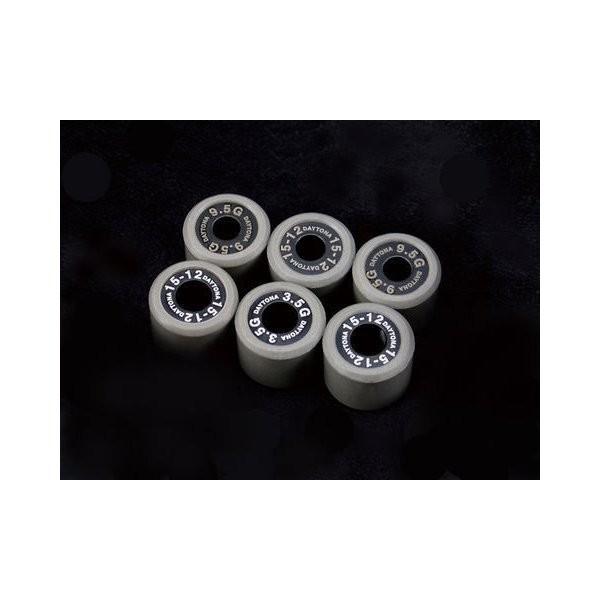 DWRウエイトローラー3個セット　φ17×12mm×10g　スズキ系