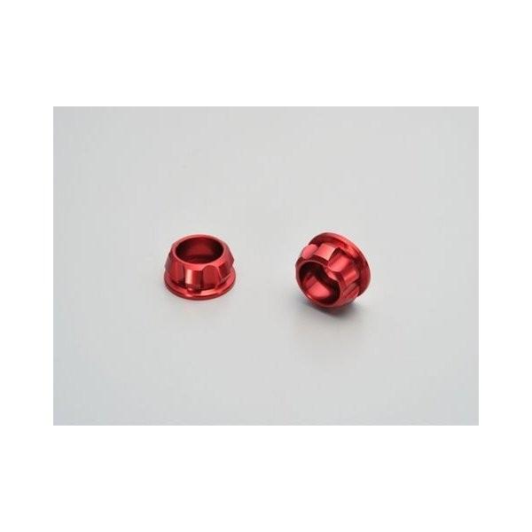 PREMIUM ZONE キャップボルトカラー M8　レッド（2個入り）