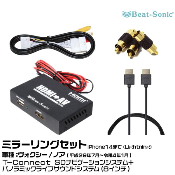 ビートソニック AVX04 IF36 ミラーリング 30 ヴェルファイア BeatーSonic ビートソニック AVC39+IF36+PC2+HDC2A トヨタ