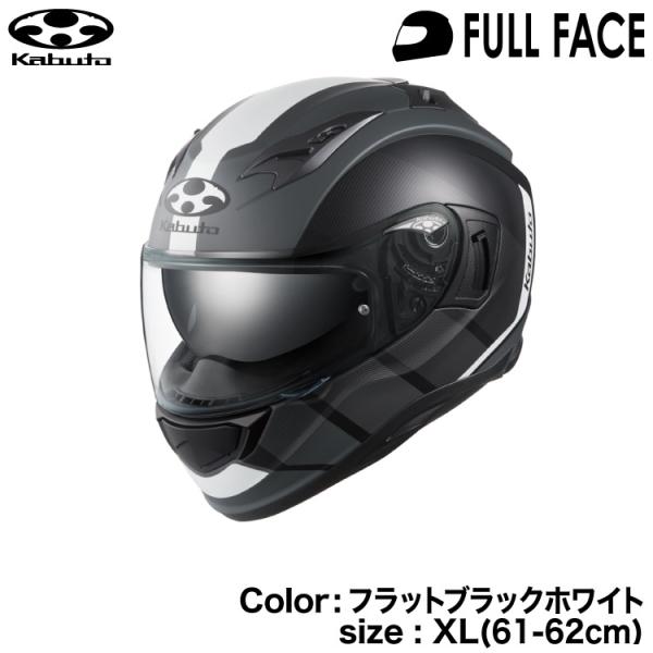OGK KABUTO KAMUI3 JM フラットブラックホワイト XL(61-62cm) : ogk  