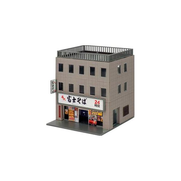 ビジネスビル 麺街道シリーズ／富士そば 2648 着色済みストラクチャー Nゲージ 鉄道模型(ストラクチャー)