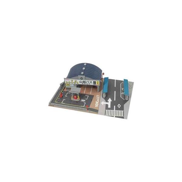 バス営業所 2912 着色済みストラクチャー Nゲージ 鉄道模型(ストラクチャー)