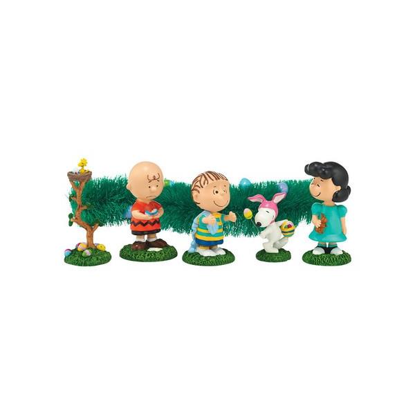 Department 56 スヌーピー エッグハント インテリア 正規認証品 新規格 置物 セット