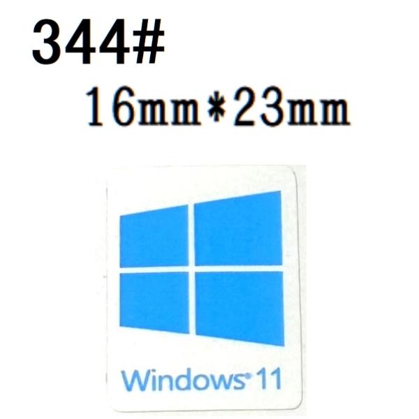 344#【Windows11】エンブレムシール■16mm*23mm■ 条件付き送料無料