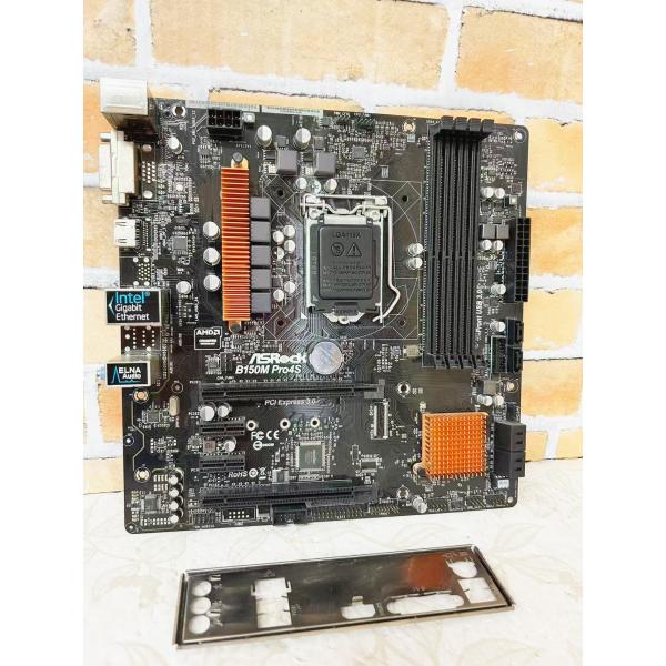 YL0166☆中古ASRock B150M Pro4S LGA1151対応 MicroATXマザーボード
