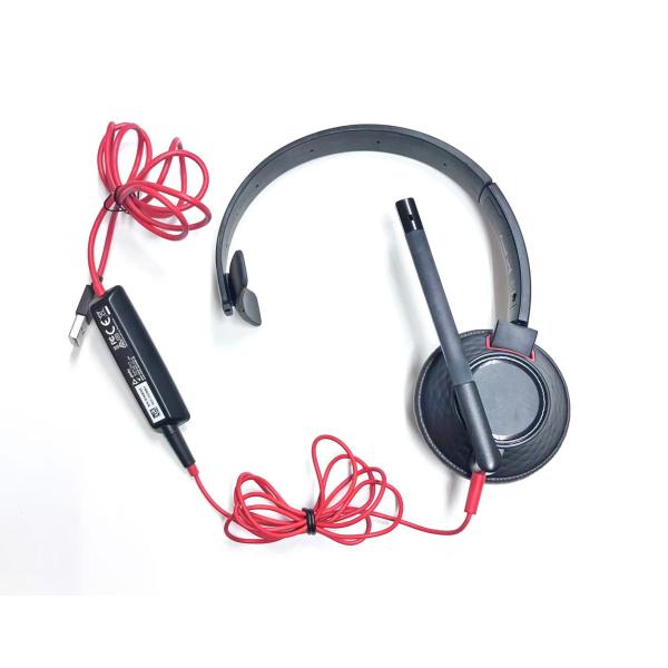 YS0530★中古品★Poly 有線ヘッドセット Blackwire C5210 USB-A接続 片耳用
