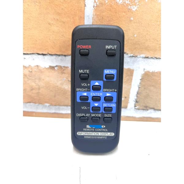YXS1161☆中古リモコン☆SHARP RRMCG1016MPPZ (PN-Y556 PN-Y496
