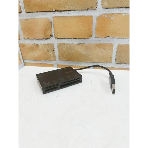 YXS1337★動作良好中古品 ELECOM 55種類のメディアに対応した多機能USB2.0メモリカードリーダー ブラック MR-A007BK