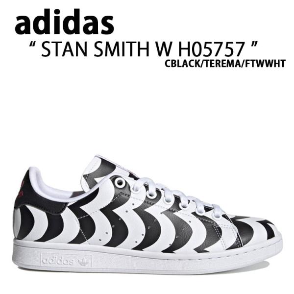 adidas アディダス スニーカー STAN SMITH W スタンスミス CBLACK TEREMA FTWWHT H05757 レディーススニーカー snkrs-aclo_ad-h05757