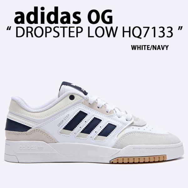 adidas Originals アディダス オリジナルス スニーカー DROP STEP LOW HQ7127 ドロップ ステップ ロー Off White Blue snkrs-aclo_ad-hq7133
