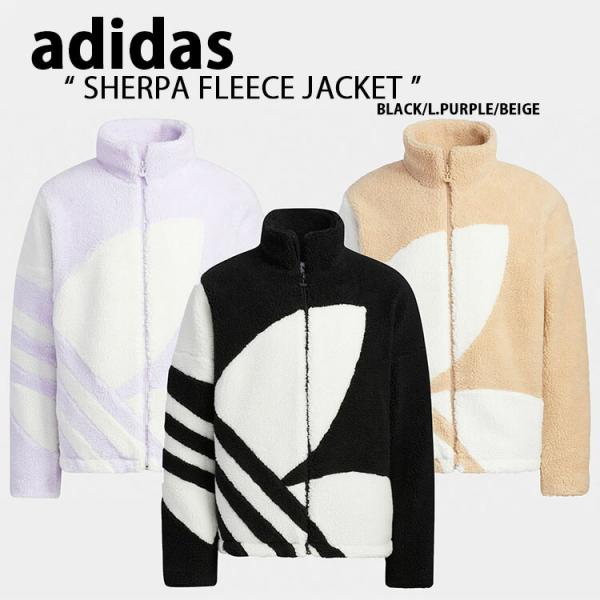 adidas ボア フリース ナイロン ジャケット adidas（アディダス） ブルゾン アウター ボアジャケット ルーズ