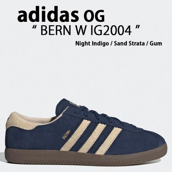 あディダす ベるン W 新品 ないといンディゴ ベージュ ねいビー 24 Adidas Women's Bern W in Night Indigo/Sand Strata/Gum5 adidas