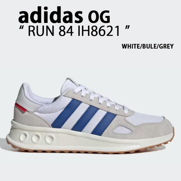 adidas originals アディダス スニーカーRUN 84 ad-ih8621 WHITE BULE GREY シューズ adidas（アディダス） adidas originals スニーカーRUN 84 ad-ih8621