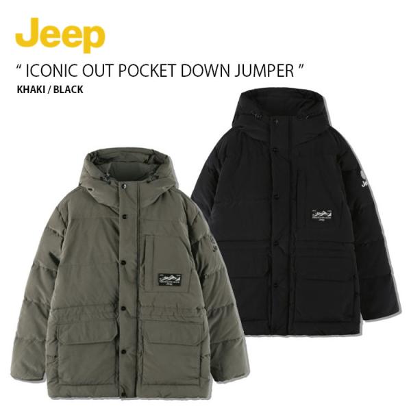 Jeep ジープ ダウンジャケット ICONIC OUT POCKET DOWN JUMPER アイ