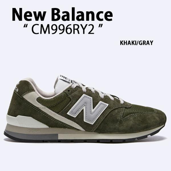 New Balance ニューバランス スニーカー CM996RY2 KHAKI GRAY シューズ NewBalanceCM996 ニューバランスCM996 カーキ グレー スウェード snkrs-aclo_nb-cm996ry2