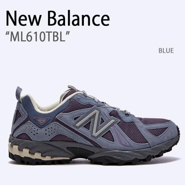 New Balance ニューバランス スニーカー ML610TBL BLUE ブルー シューズ レザー 本革 メンズ レディース snkrs-aclo_nb-ml610tbl