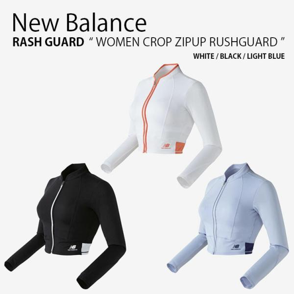New Balance ニューバランス レディース ラッシュガード WOMEN CROP ZIPUP RUSHGUARD ウィメンズ クロップ ジップアップ 長袖 スイムウェア 女性用 NBMDD3W612