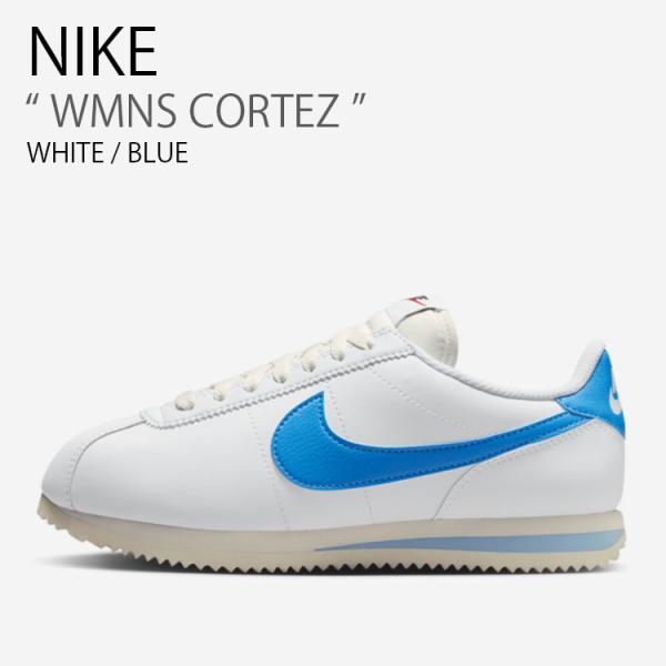 NIKE ナイキ レディース スニーカー WMNS CORTEZ ウィメンズ コルテッツ DN1791-102 ランニングシューズ ホワイト ブルー 女性用 NIKE（ナイキ） レディース スニーカー WMNS CORTEZ ウィメンズ