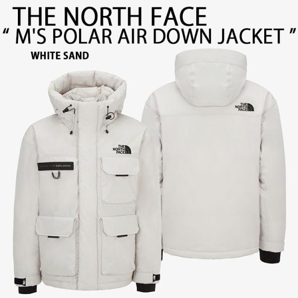 THE NORTH FACE ノースフェイス ダウンパーカー M’S POLAR AIR RDS DOWN JACKET ダウンジャケット フーディー WHITE SAND NJ1DQ68B THE NORTH FACE（ザ ノースフェイス） ノースフェイス ダウンパーカー