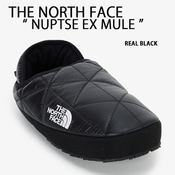 THE NORTH FACE ノースフェイス ダウンサンダル ダウンミュール NUPTSE EX MULE ヌプシ ミュール スリッポン BLACK NS93Q67B THE NORTH FACE（ザ ノースフェイス） ノースフェイス ダウンサンダル