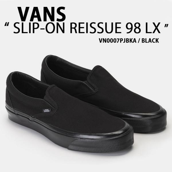 VANS（ヴァンズ） バンズ スニーカー SLIP-ON REISSUE 98 LX BLACK
