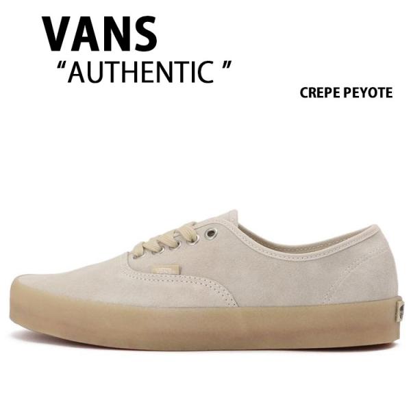 VANS バンズ スニーカー AUTHENTIC CREPE PEYOTE VN000CRQBYS オーセンティック クレープ ペヨーテ 男性用 女性用 snkrs-aclo_vn-vn000crqbys