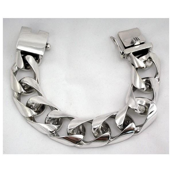 シルバーブレスレット メンズ シルバー925 ブレスレット 喜平 極太 キヘイ ビッグ フィガロ ごつい シルバーアクセサリー 2865 Snow Rabbit ヤフー店 通販 Yahoo ショッピング