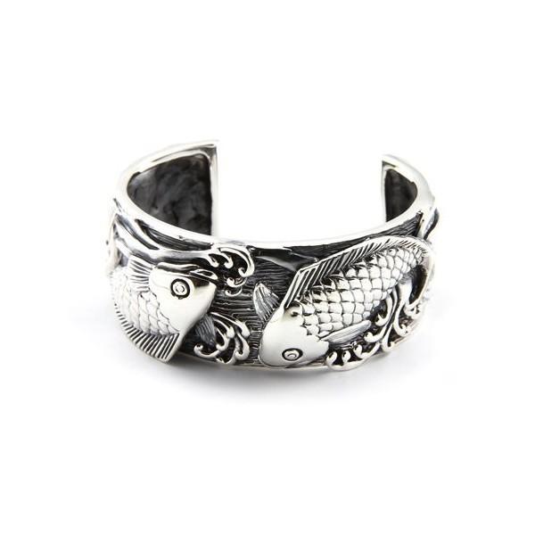 シルバーブレスレット メンズ シルバー925 バングル 鯉 幸運 ごつい シルバーアクセサリー メンズアクセサリー シルバーアクセ Buyee 日本代购平台 产品购物网站大全 Buyee一站式代购 Bot Online