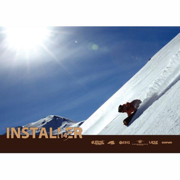 スノーボード　DVD　カービング系DVD　INSTALLER14 ネコポス　