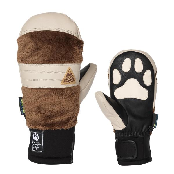 エビスharusaki mitt exclusive スノーグローブ　Mサイズ snow-workshop_ebs4300016brown-fur