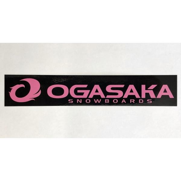 OGASAKA　オガサカ　ステッカー OGASAKA（オガサカ） 【オガサカ】ステッカー STICKER-LOGO PINK 即納