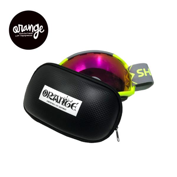 ORAN‘GE / オレンジ / GOGGLE GUARD / ゴーグルケース / ゴーグルカバー / スノーボード / スキー / ウィンタースポーツレンズをしっかりガードしながら通気性もよく乾燥する、新しいゴーグルケースのカタチ●レンズ...