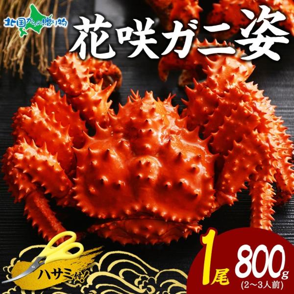 花咲蟹 ボイル 姿 800g カニ ギフト かに 蟹 海鮮 北海道 ロシア