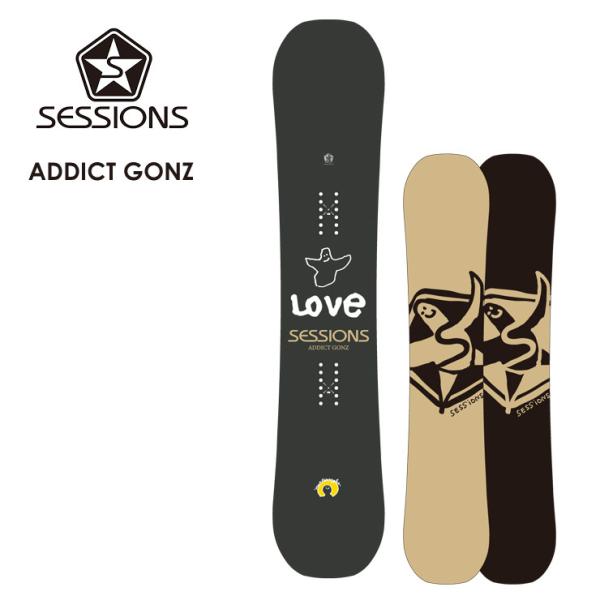 Sessions ADDICT GONZ スノーボード3点セット