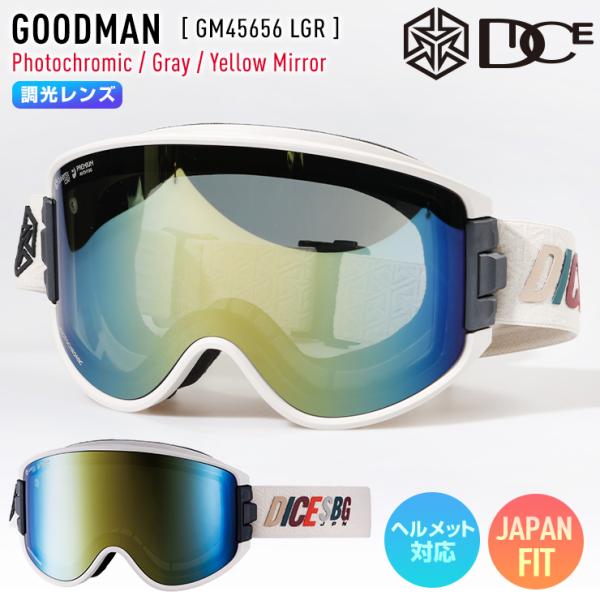 DICE GOODMAN LGR 人気カラーメンズ レディース スノーゴーグル snowtown_20200003