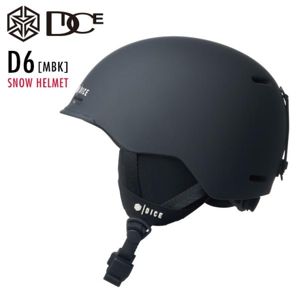 DICE（ダイス） 19-20 2020 DICE D6 ヘルメット MBK マットブラック