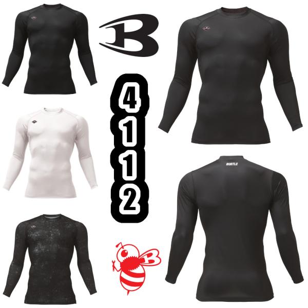 S-XXL 4112 フィッテッド BURTLE 作業服 ユニセックス オールシーズン コンプレッション ストレッチ 軽量 吸水速乾 消臭 UVカット バートル 交換返品不可商品