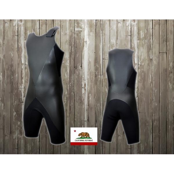 スイムジョン　ショートジョン　SMサイズ　2/2mm 国内生産！classic smooth black ショートジョン 2mm : SMOKY