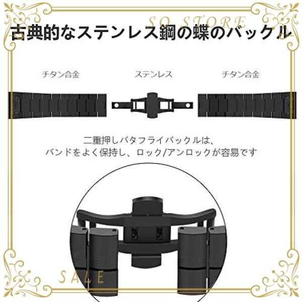 Notocity Garmin Fenix 5x チタン合金 バンド 26mm 交換用 ガーミンベルト対応garmin Fenix 5x Fenix 5x Plus Fenix 3 Fenix 3 Hr 黒 Blusquare Org